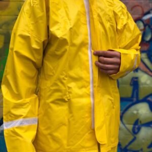 Impermeable pvc calibre 18 2 piezas velcro cremallera - Imagen 5