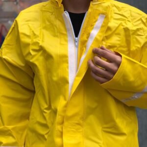 Impermeable pvc calibre 18 2 piezas velcro cremallera - Imagen 7