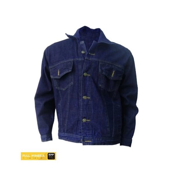 Chaqueta Jean Hombre Azul
