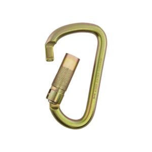 Mosquetón en D Carabiner En Acero (Doble seguro) - Steelpro - Imagen 2