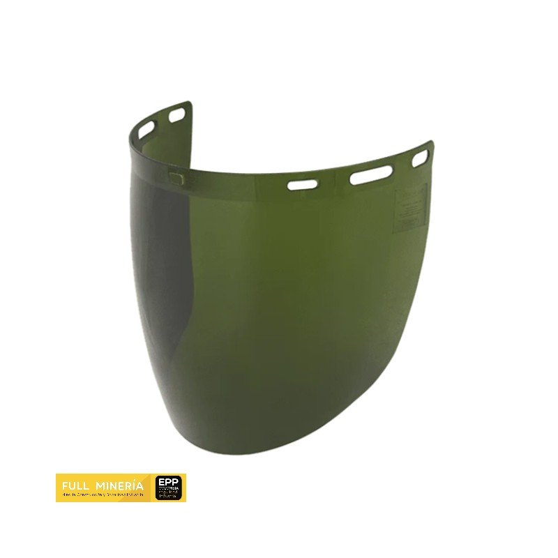 Visor para Protección Facial Tinte Verde
