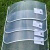 Visor en policarbonato ribete alum. 8 x 16, steelpro