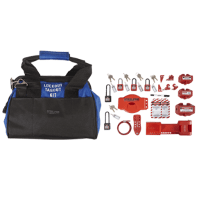 Kit bloqueo etiquetado mantenimiento, steelpro