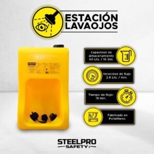 Estación lavaojos portatil, steelpro - Imagen 5