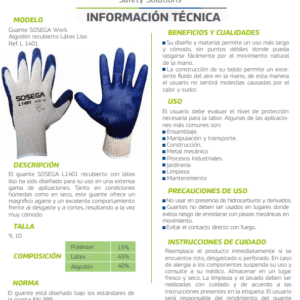 Guante Work Latex Sosega - Imagen 3