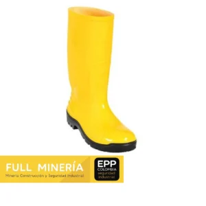 Bota PVC Ats 703 Amarilla Con Puntera