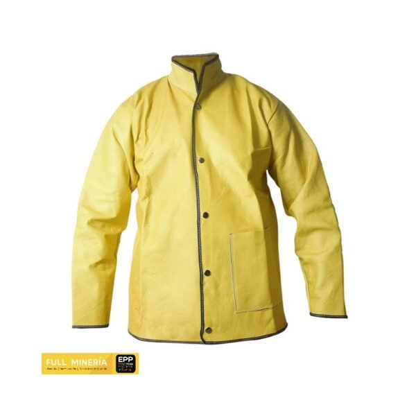 Chaqueta en Vaqueta