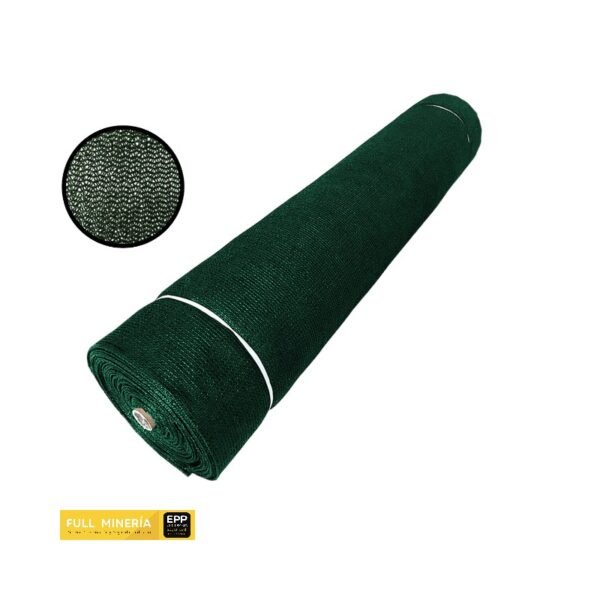 Malla sombra verde-negra 80% en polietileno