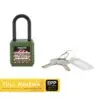 Candado grillete nylon corto steelpro - Imagen 2