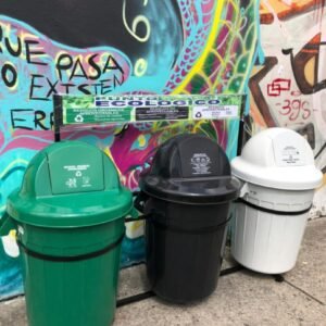 Punto ecológico de 121lts tapa vaiven - Imagen 5