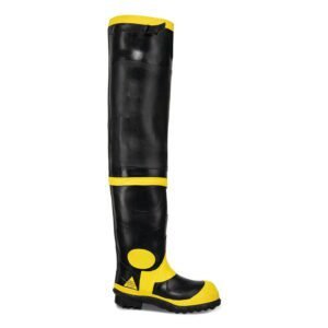 Bota workman rubber fireman 32″ nomex negra - Imagen 2