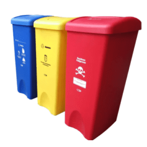 Caneca plastica de 53 lts tapa vaiven - Imagen 2