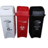 Caneca plástica praktiplas 33lt
