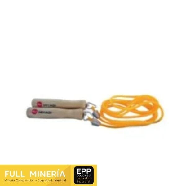 Cuerda Para Saltar Mango Madera