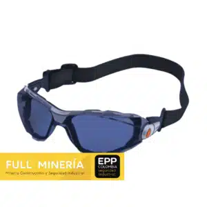 Estas gafas están fabricadas en un monobloque de policarbonato, lo que proporciona una estructura resistente y duradera.