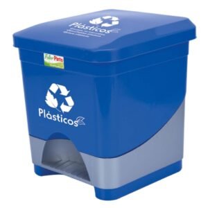 Papelera pedal cuadrada marcada 20 l - Imagen 2