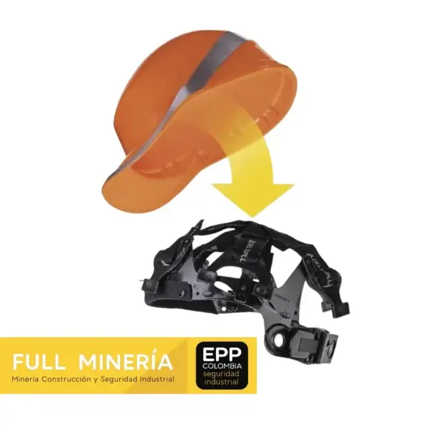Bolsa De 6 Arneses Para Casco De Obra Onyx
