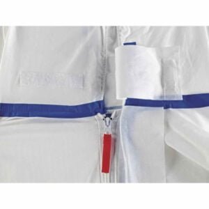 Buzo integral desechable con capucha costuras estancas - Imagen 5