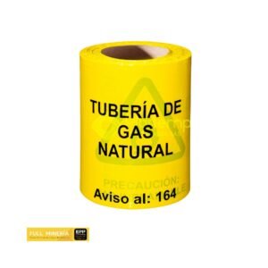 Cinta Gas Bogotá Línea Emergencia 164 – 20 cm x 200 m