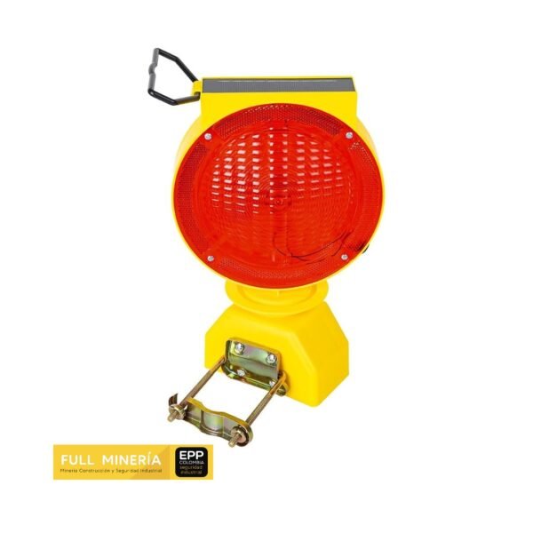 Flasher Luminoso Solar AB-SU309C Rojo con batería recargable y alta visibilidad. Ideal para señalización vial. ¡Compra ahora! (Sin garantía)