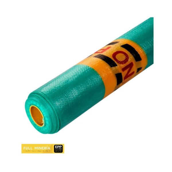 Tela Polipropileno Verde Peligro Cerramiento UV 1x100m: Seguridad Visible