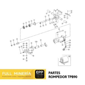 Piezas y repuestos Rompedor TPB90