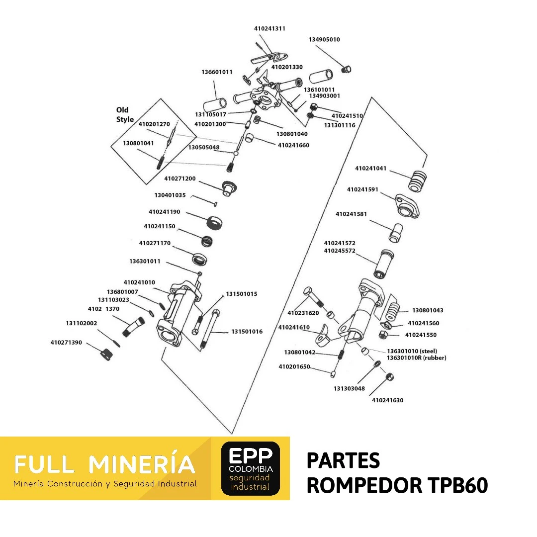 Repuesto rompedor tp60