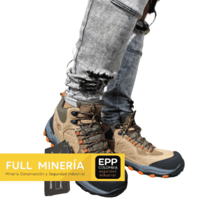 Con una puntera de composite, las botas soportan impactos de hasta 200 joules, brindando una barrera confiable contra caídas accidentales y golpes.