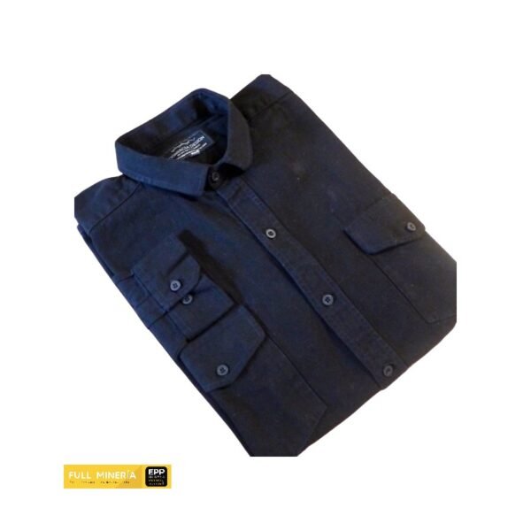 Camisa Jean Azul Oscuro