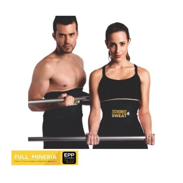 FAJA TECNOMED SWEAT NEGRO