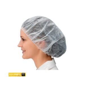 Gorro Plizado Poliéster Blanco