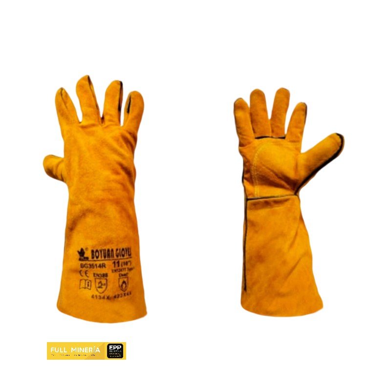 Guante Soldador Dorado 16" BG3514R