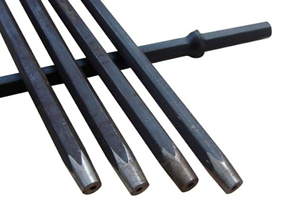 Barrena cónica H22 4FT para perforación de roca en minería y construcción